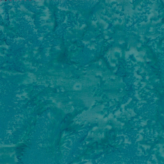 Hoffman Fabrics 1895 Fat Quarter Bundle-Teal Treasures – Hand-Dyed Batik Quilting Fabric