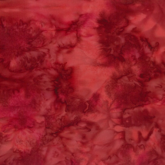 Hoffman Fabrics 1895 Fat Quarter Bundle-Ruby Red Lipstick– Hand-Dyed Batik Quilting Fabric