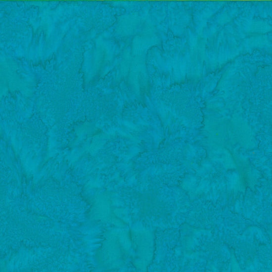 Hoffman Fabrics 1895 Fat Quarter Bundle-Teal Treasures – Hand-Dyed Batik Quilting Fabric