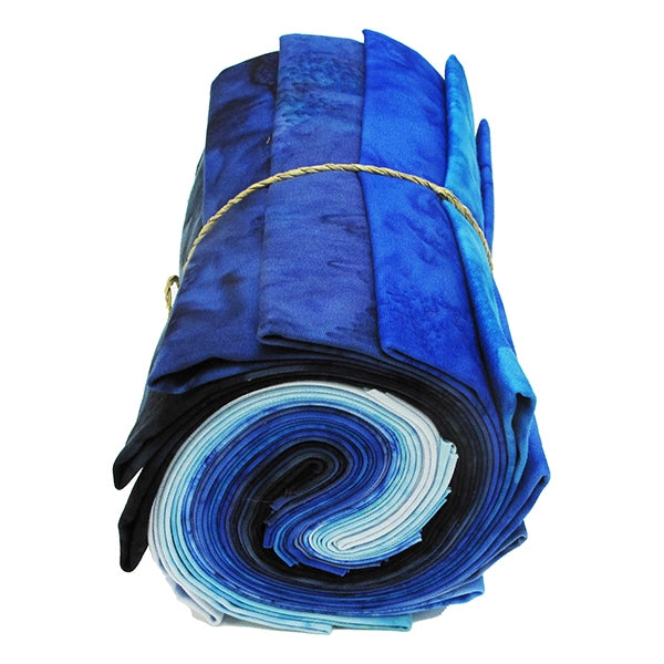 Hoffman Fabrics 1895 Fat Quarter Bundle-Reach For The Sky– Hand-Dyed Batik Quilting Fabric fabric precut