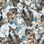 Lt. Blue Forest Wisdom | 3 Wishes Fabric