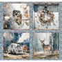 Blue Autumn 36" Panel | 3 Wishes Fabric