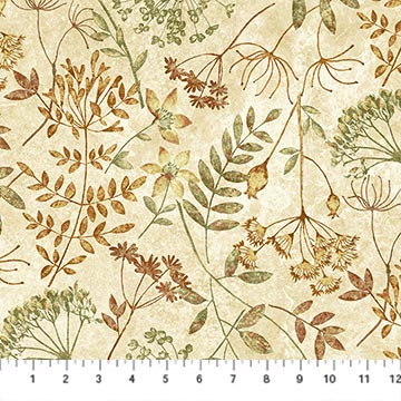 Meadow Flowers Beige Multi | Northcott Fabrics