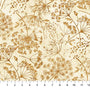 "Queen Anne's Lace" - Cream-Rust | Northcott Fabrics