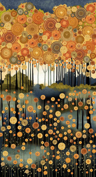Crow-mazing Quilting Fabric Collection by Henry Glass – Border Trees