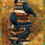 Crow-mazing Quilting Fabric Collection by Henry Glass – Crow and Books Panel
