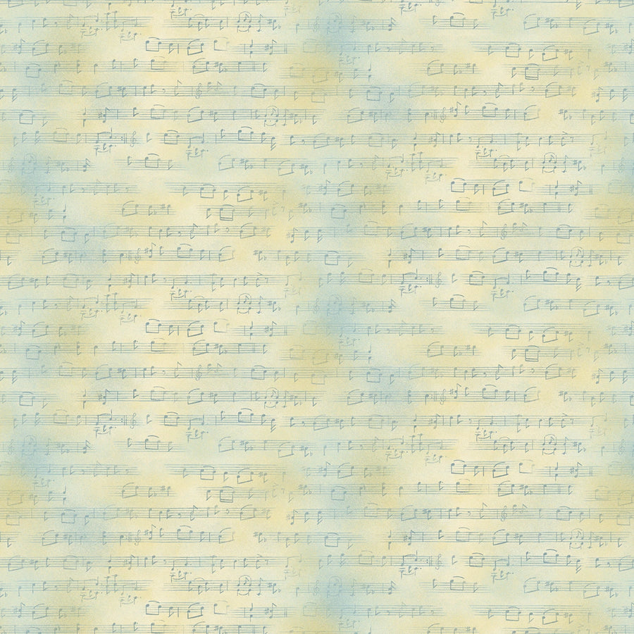 Awakenings Pale Blue Song Texture quilting fabric by Jan Mott for Henry Glass