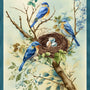 Awakenings "Blue Nest" Quilt Panel by Henry Glass