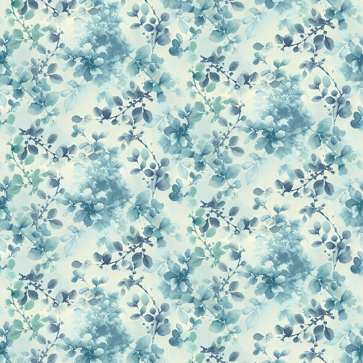 Awakenings "Pale Blue Silhouettes Texture" (6 inch) Fabric by the 1/4 yard