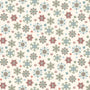 Cream Multi Snowflakes Christmas Fabric | Henry Glass