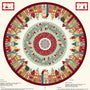 Nordic Holiday Village (Sage) Tree Skirt | Henry Glass Fabric