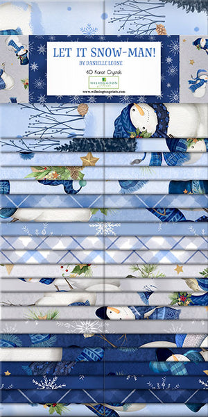 "Let It Snow Man!" 40 Karat Crystals – Wilmington Prints