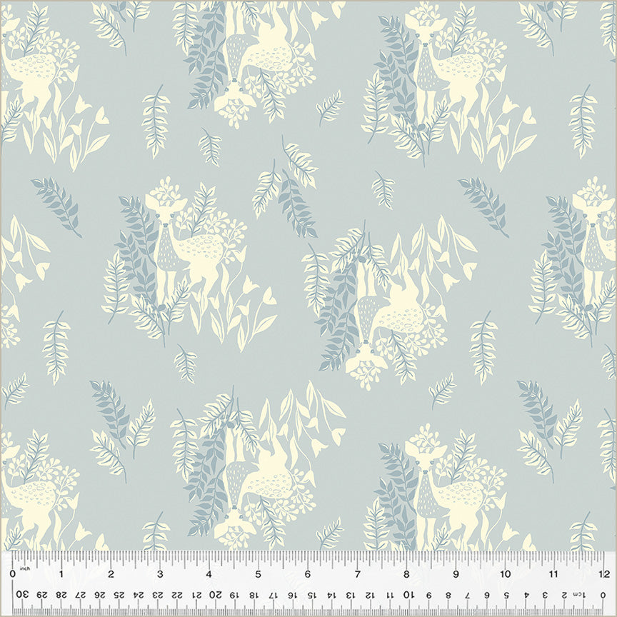 Under the Canopy, Doe A Deer-Cloud Quilt Fabric