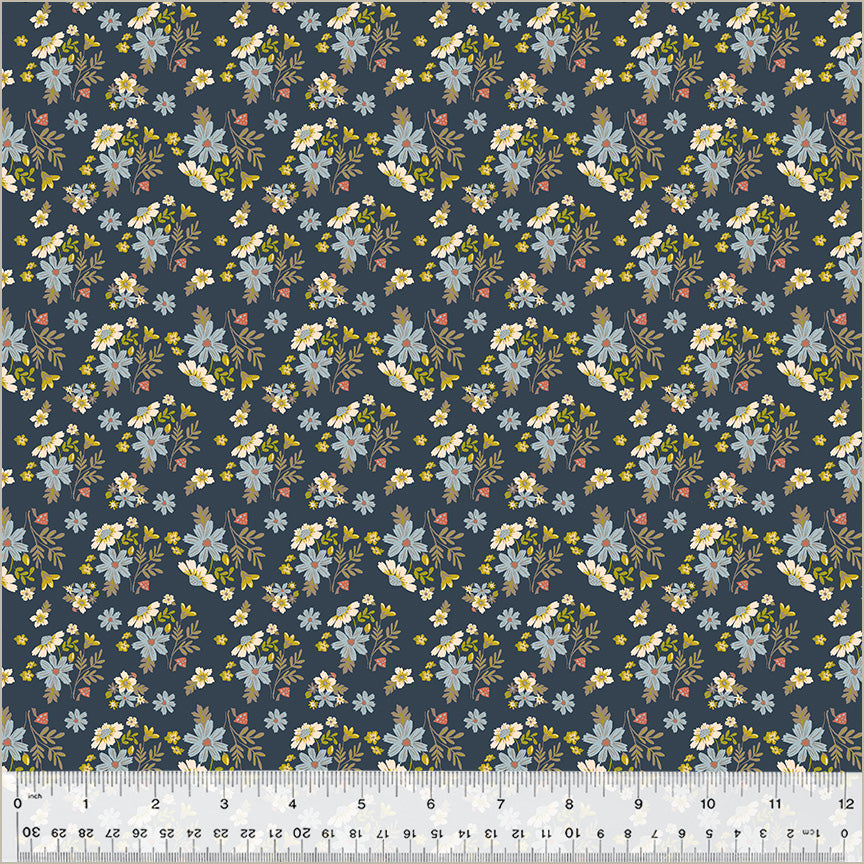 Under the Canopy, Posies-Night Quilt Fabric