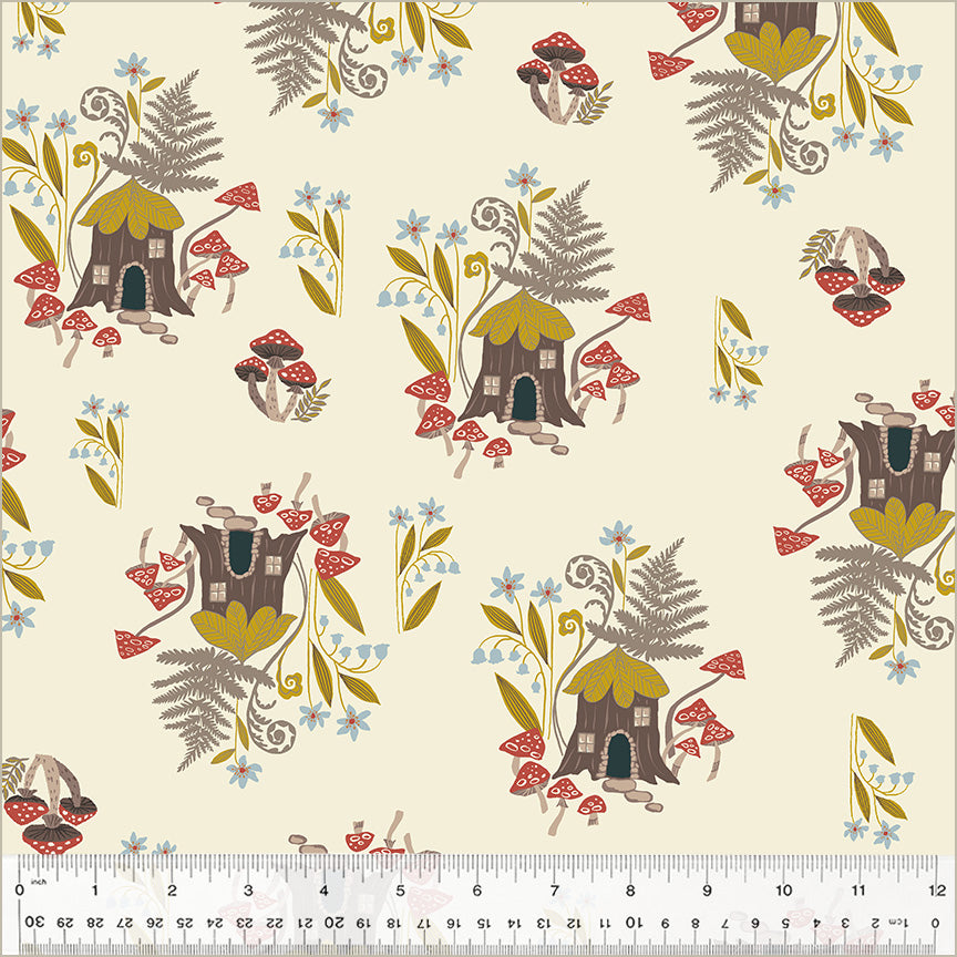Under the Canopy, Under The Ferns-Ivory Quilt Fabric
