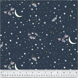 Under the Canopy, Under The Moonlight-Night Quilt Fabric