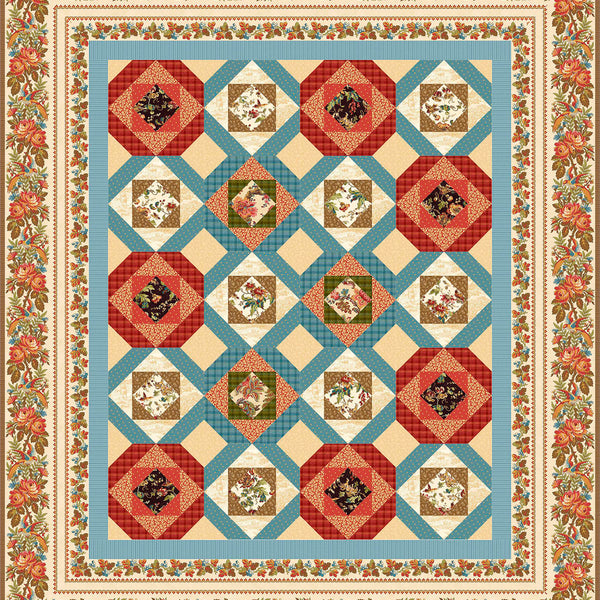 Countryside Throw Quilt Kit 61.5" x 71.5" | Limited Edition