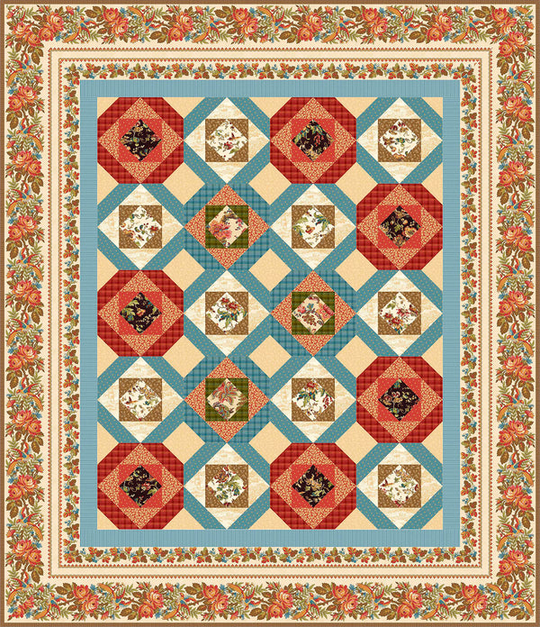 Countryside Throw Quilt Kit 61.5" x 71.5" | Limited Edition