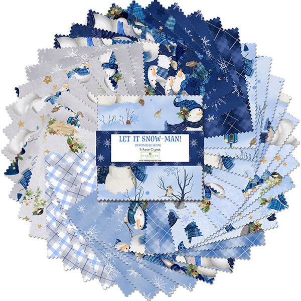 "Let It Snow Man!" 5 Karat Crystals – Wilmington Prints (Copy)