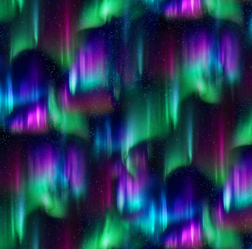 "Aurora-Multi" - Quilting Fabric by the 1/4 yard
