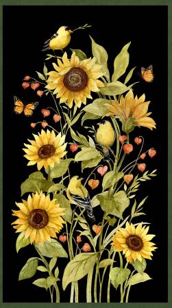 Sunflower Splendor, Panel Quilting Fabric Panel