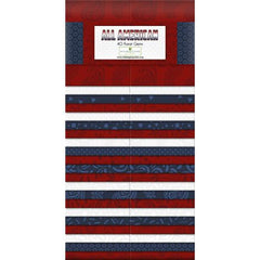 "ALL AMERICAN" Red White and Two Quilt Kit – Featuring TWO Patriotic Flags in One Kit! by Wilmington Prints