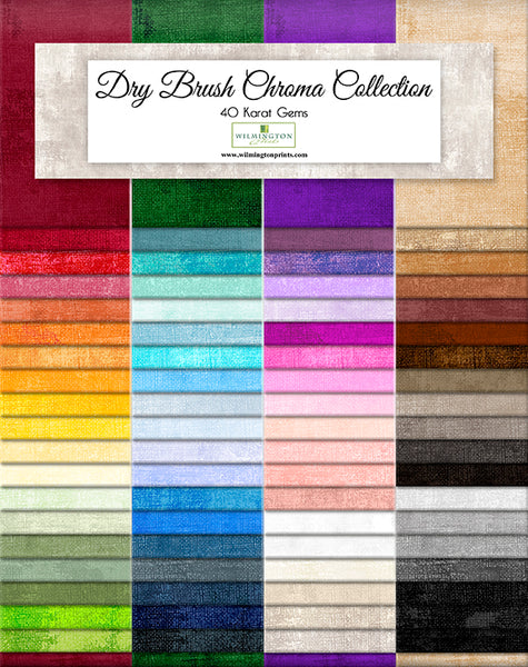 Dry Brush Chroma - Jelly Roll/Strip-pies Quilting Fabric