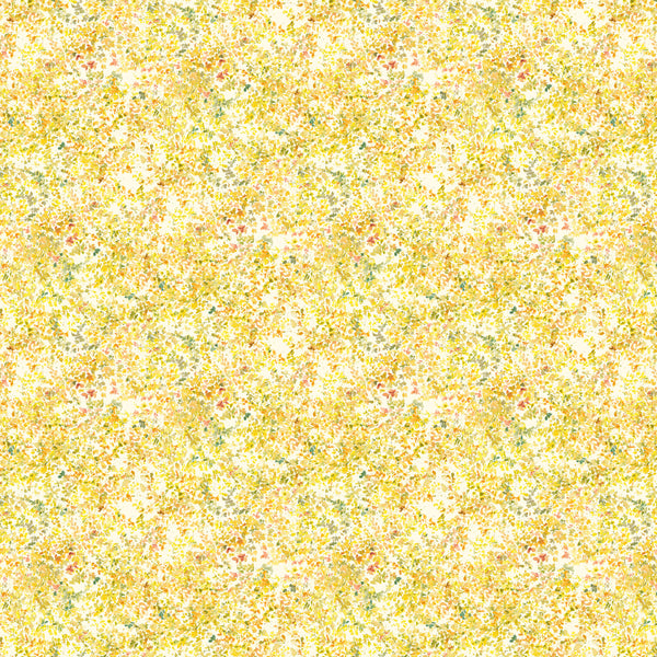 Blooming Memories, Yellow Petals Quilting Fabric