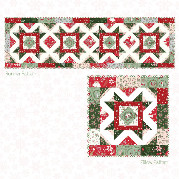 A Little Christmas Table Runner & Pillow Pattern