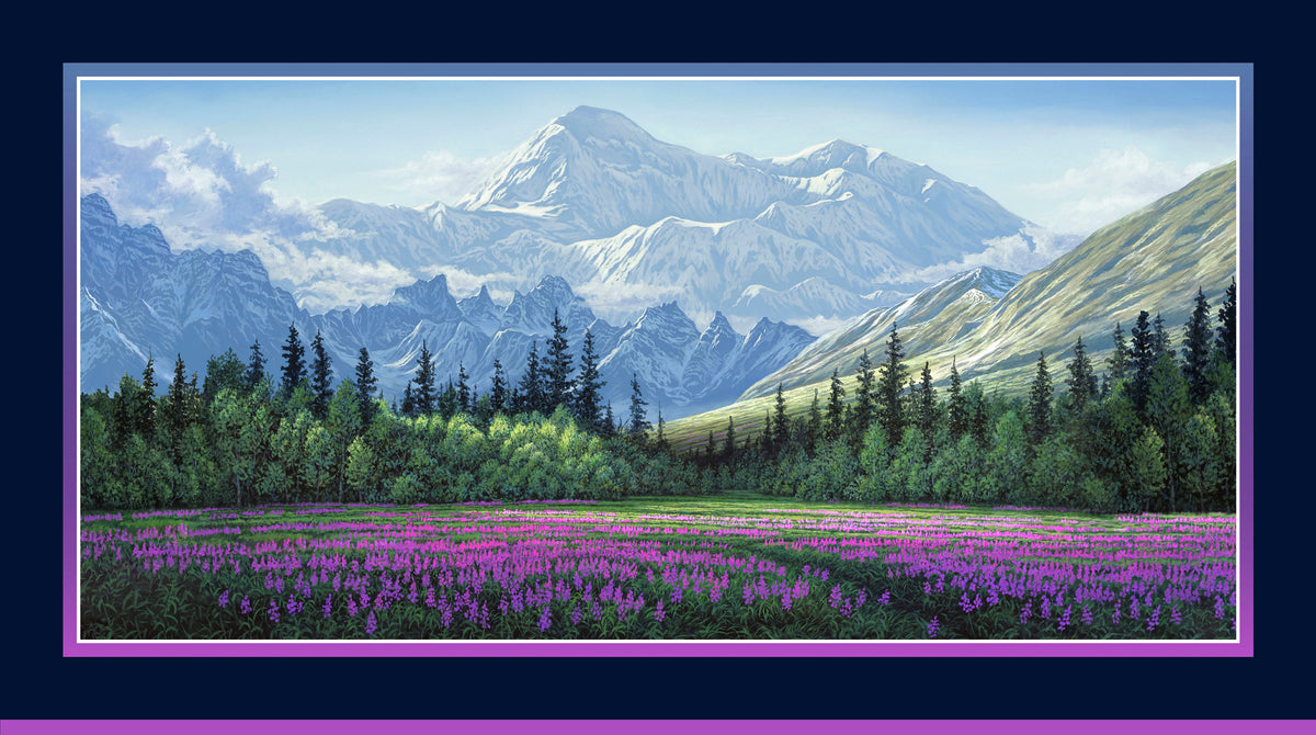 'Field of Dreams' ~ Aurora's Passage Quilt Panel | P&B Textiles