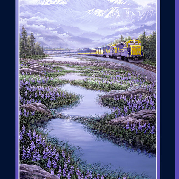 'Great Land Passage' ~ Aurora's Passage Quilt Panel | P&B Textiles
