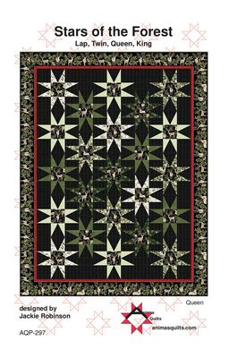 Stars of the Forest Pattern by Animas Quilts