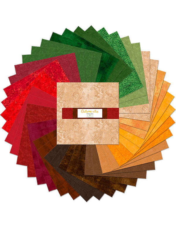 Swirling Leaves Fall -Table Topper Quilt Kit | Wilmington Prints