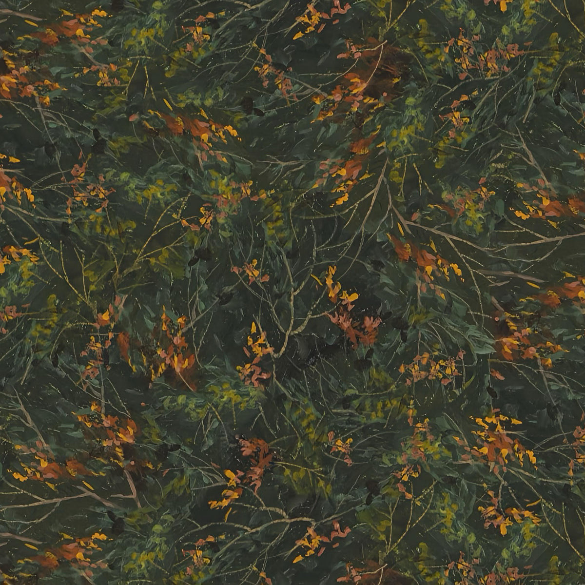 Autumn Retreat "Fall Tree Branches" Fabric by the 1/4 Yard
