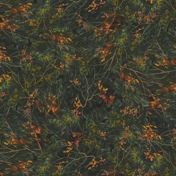 Autumn Retreat "Fall Tree Branches" Fabric by the 1/4 Yard