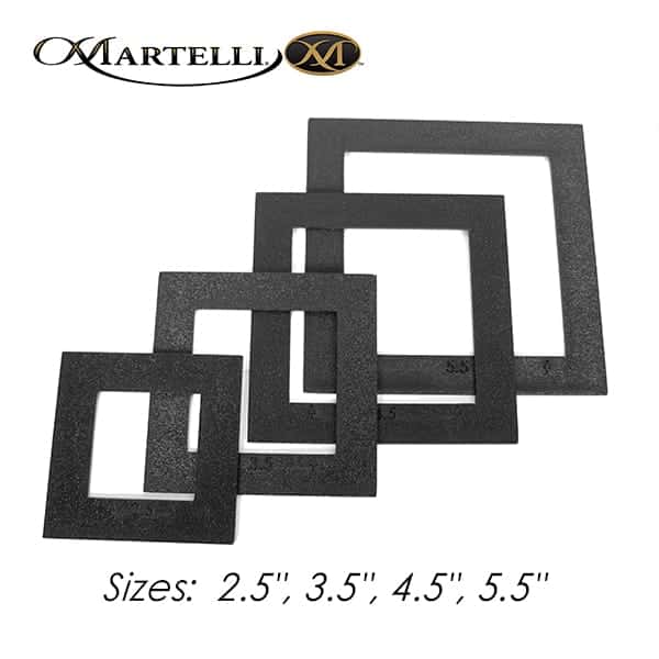 Martelli Small Square Fussy-Cut Windows Template Set