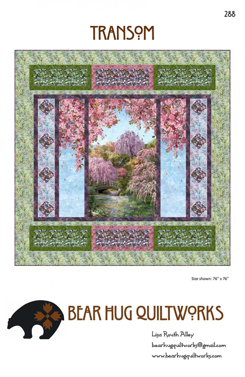 Transom Pattern by Bear Hug Quiltworks