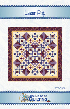 Laser Pop Quilt Pattern by Bound to be Quilting by Checker Distributors