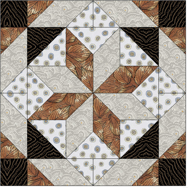 Shooting Star Quilt Kit – Origins Fabric by P&B Textiles | Limited Edition