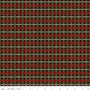 Up On The Housetop, Plaid Cranberry Quilting Fabric