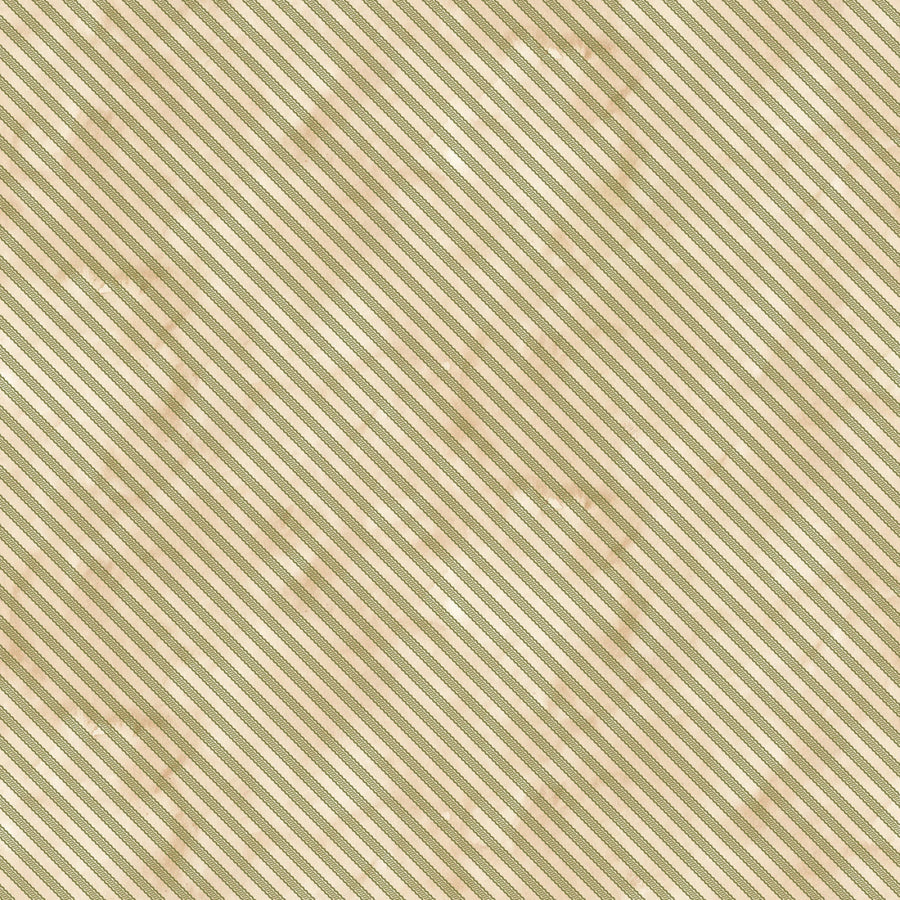 Naughty or Nice Fabric Collection-Ticking Parchment/Green Fabric by the 1/4 Yard by Riley Blake Designs