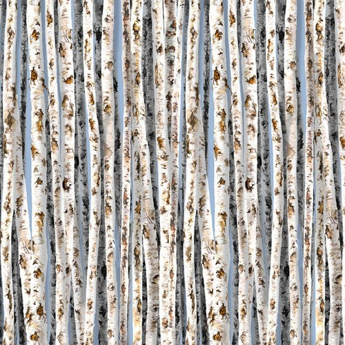Timeless Treasures Birch Trees Fabric - Limited Edition