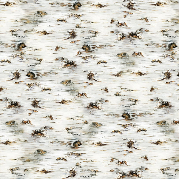 Timeless Treasures Realistic Birch Bark Fabric - Limited Stock!