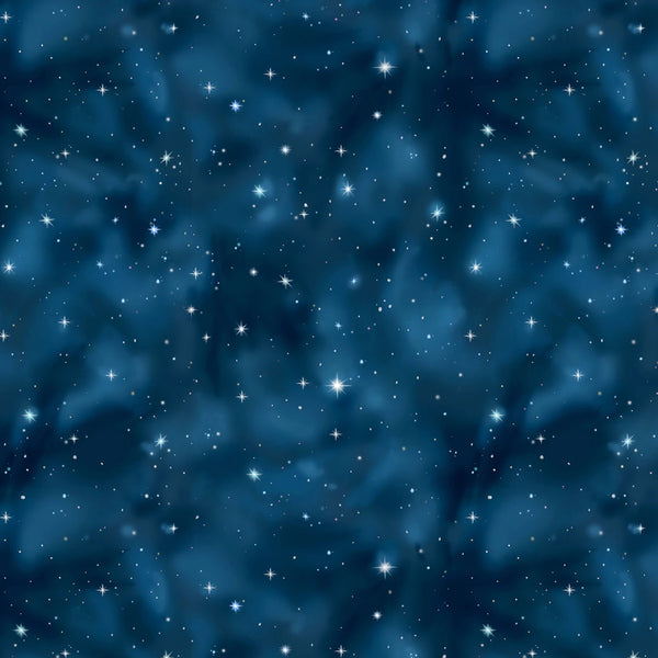 " Night Holy Night Sky" -| Timeless Treasures- Fabric by the 1/4 Yard