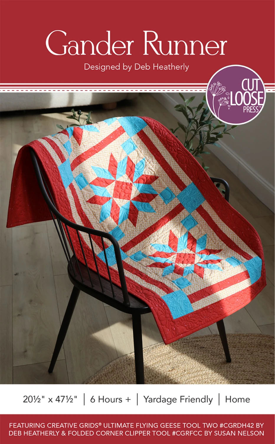Gander Runner Table Runner Pattern | Cut Loose Press