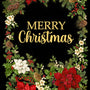 "Merry Christmas"- Black Panel 24" x 44"