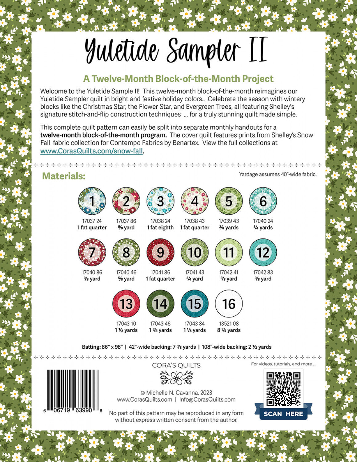 Yuletide Sampler II by Shelley Cavanna