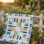 Gentle Meadow Starburst Throw Quilt Kit by Wilmington Prints
