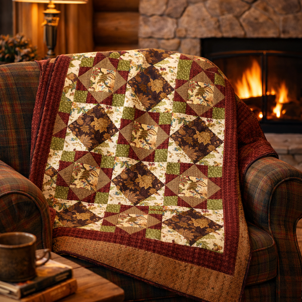 Countryside Medium Throw Quilt Kit 48"x 56" | Limited Edition