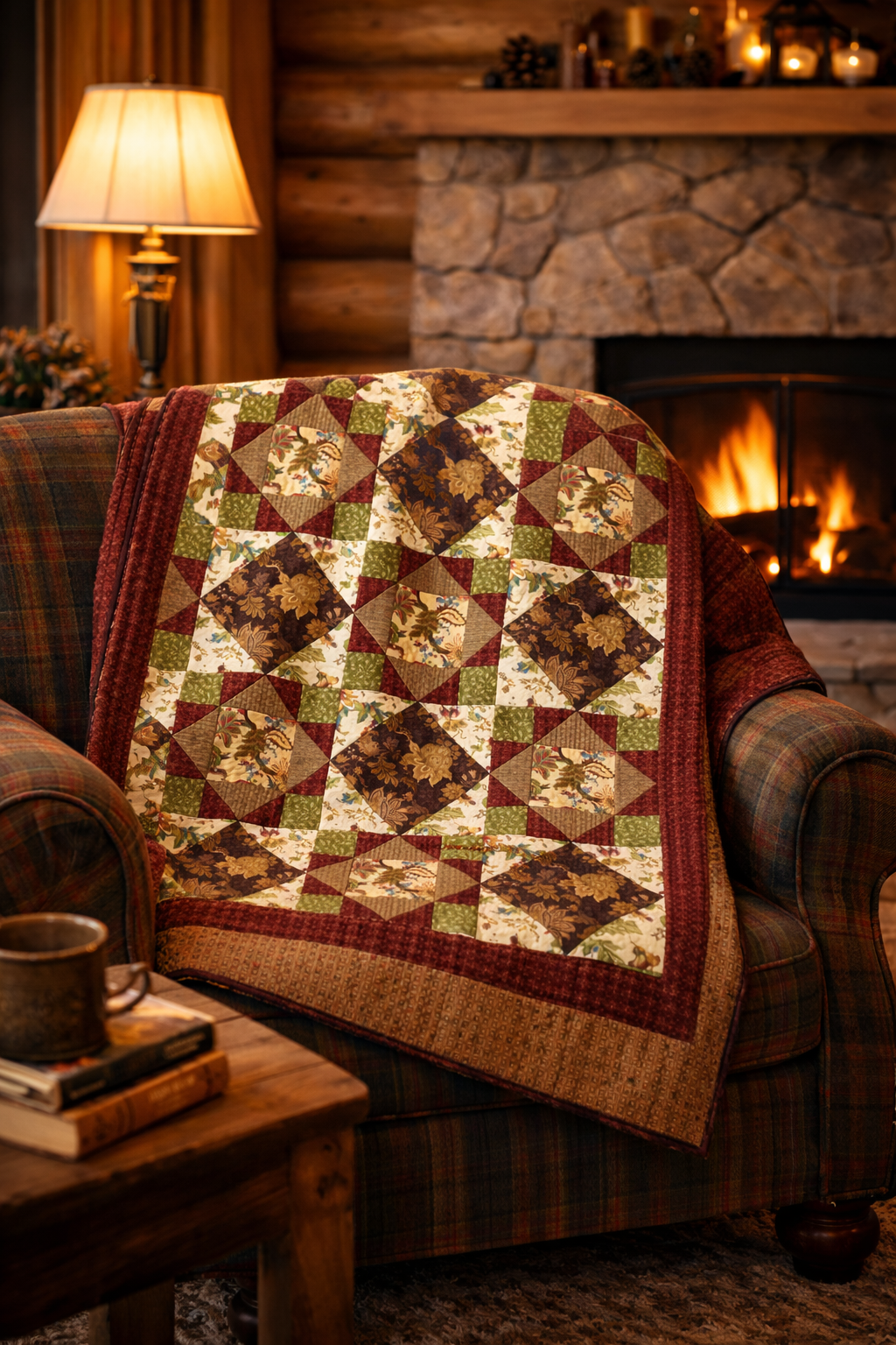 Countryside Medium Throw Quilt Kit 48"x 56" | Limited Edition